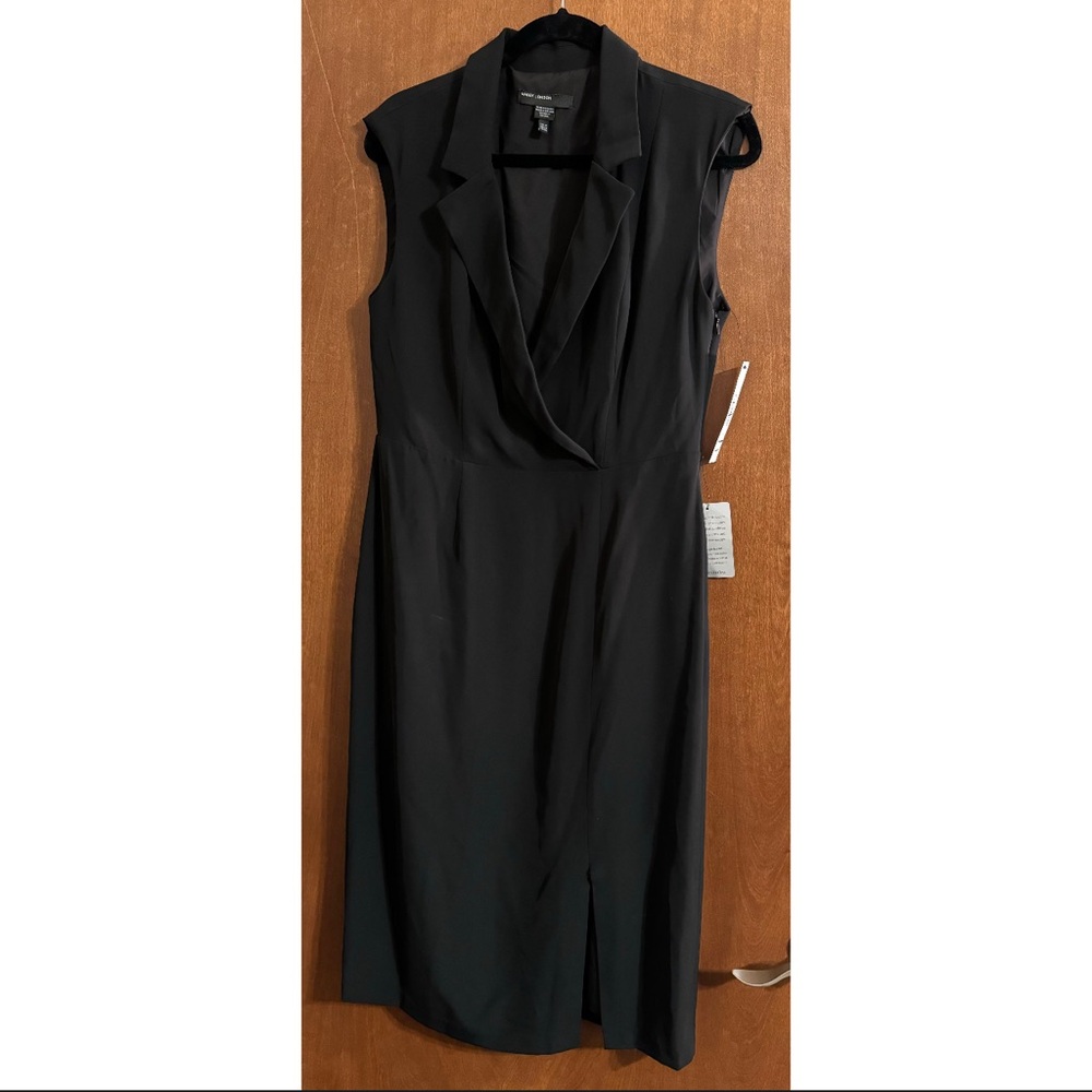 MAGGY LONDON Midi Black Dress ~ Size 10